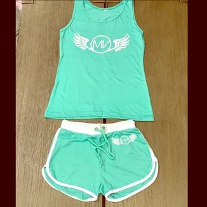 2 Piece Short & Tank Top Set